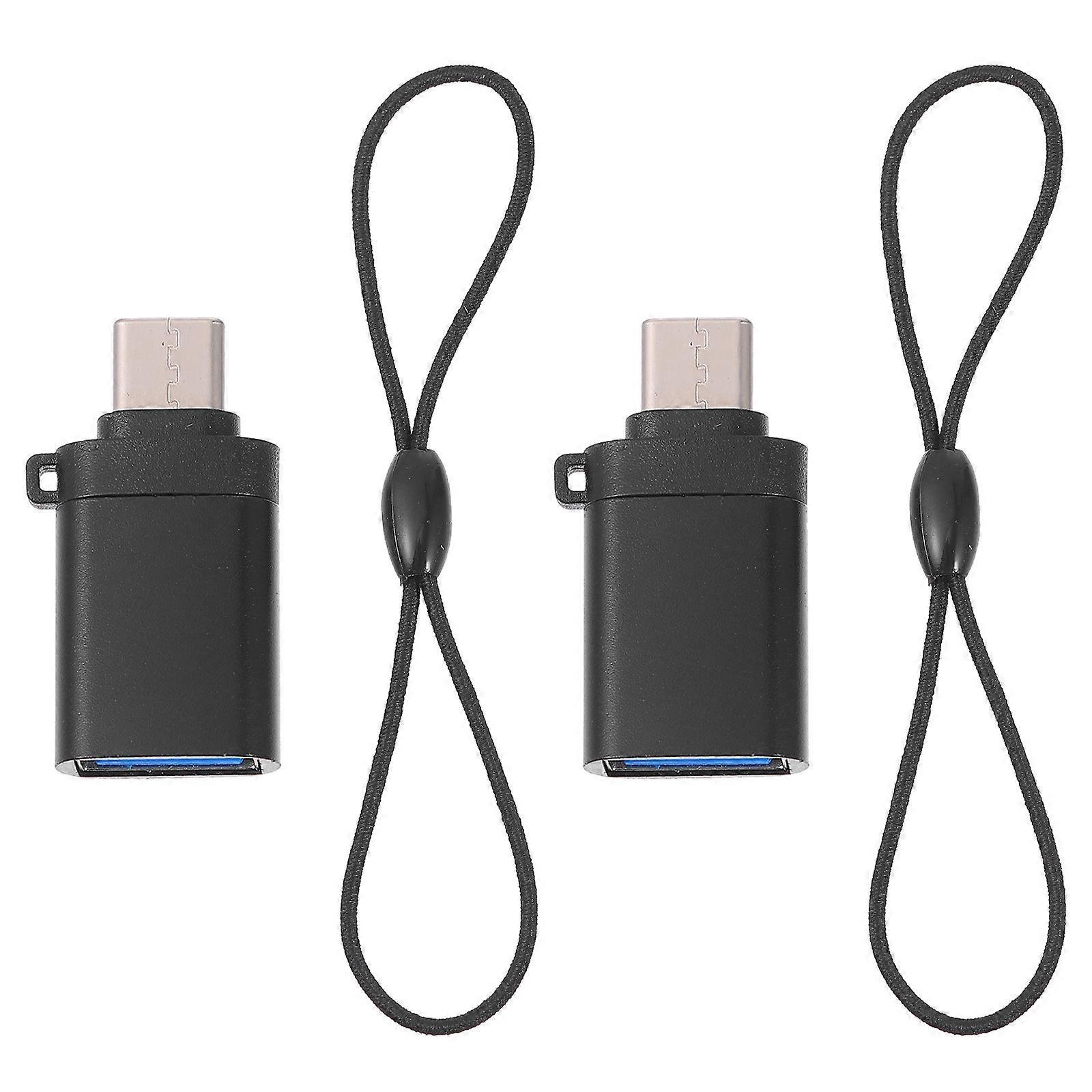 2Pcs Otg Phone Charging Adapter USB Type-C to USB 3.0 Connector