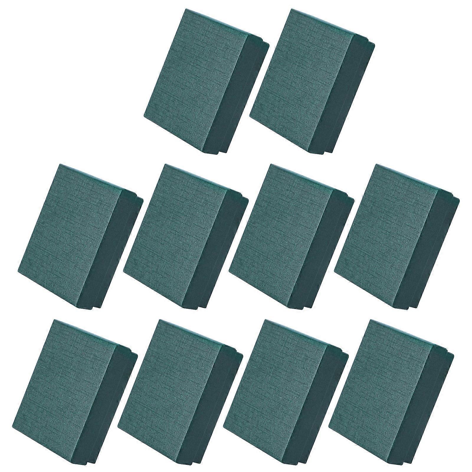 Jewelry Storage Cases Necklace Wrapping Boxes for 30Pcs Storage Use Green