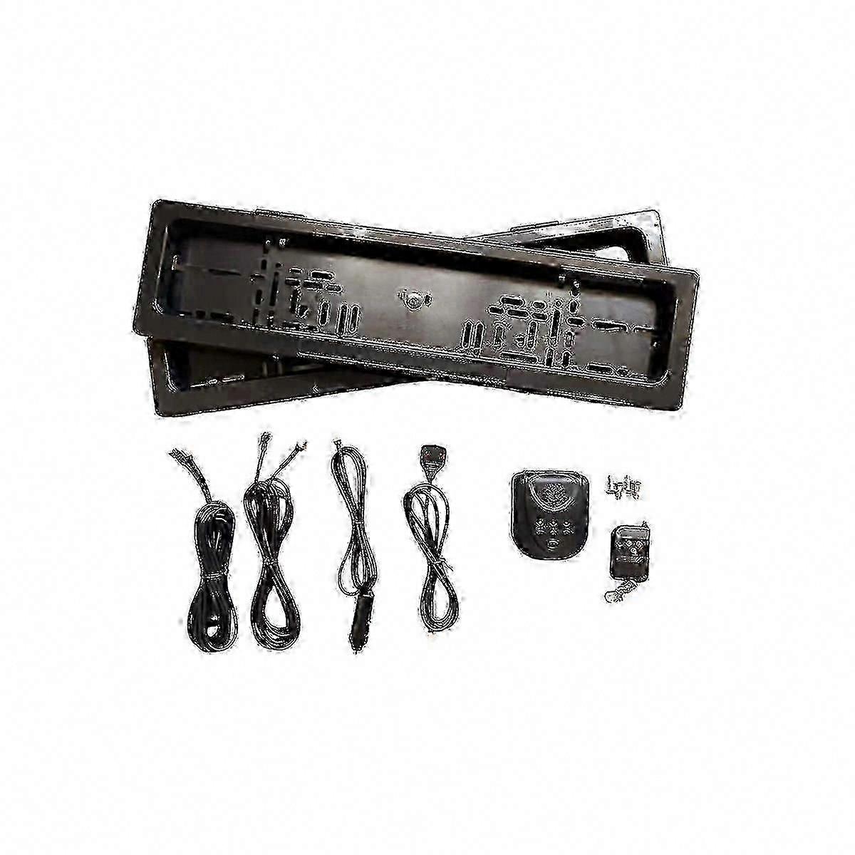 Remote Control EU Car License Plate Roller Shutter Cover with Hide Function