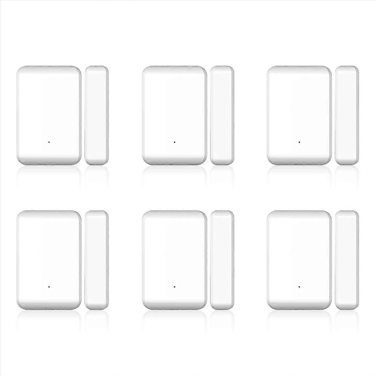 6X 2.4GHz Wireless TTLOCK Door Sensor Door Contact Detection Open Close Status Works with TTLOCK App