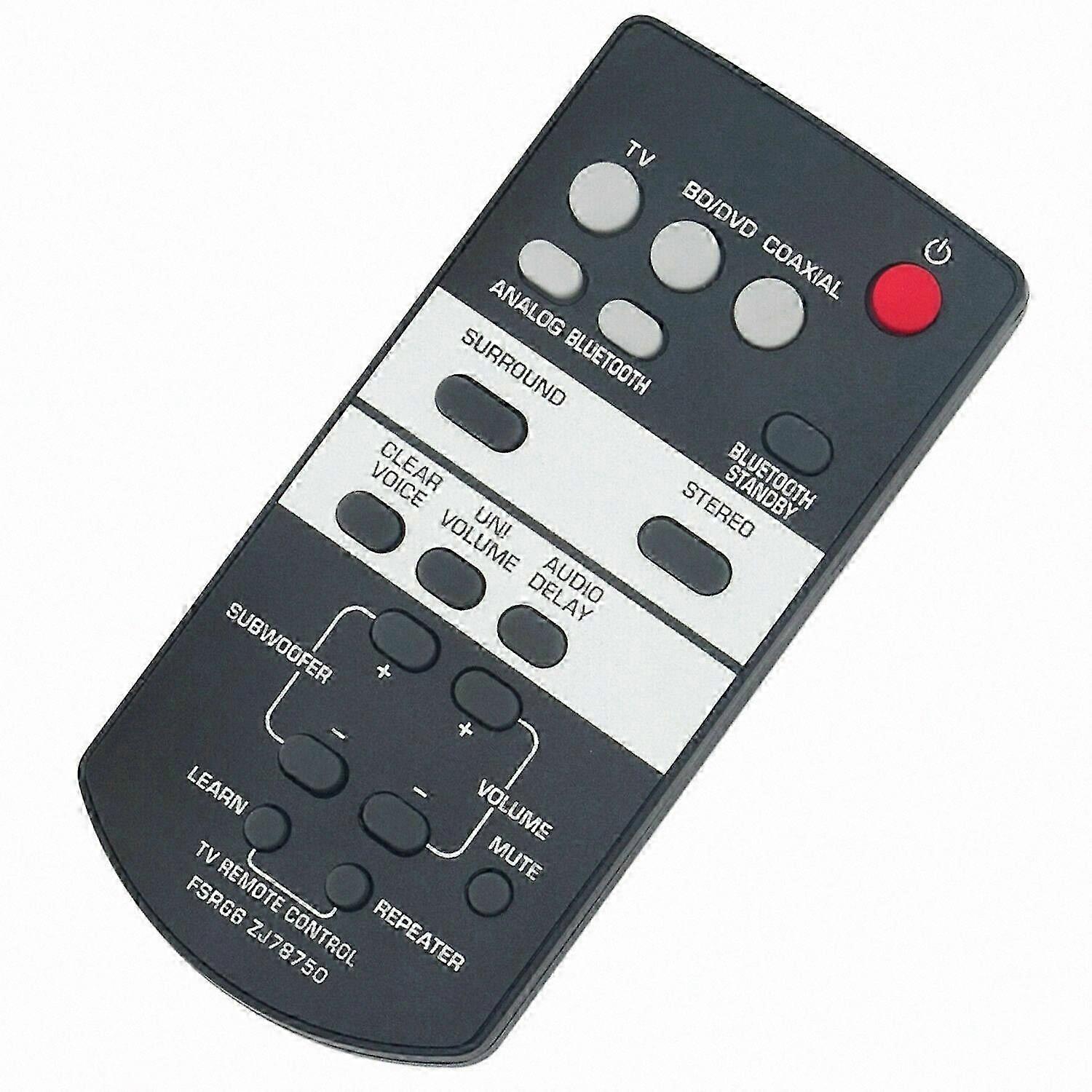 Remote Control Compatible with  Sound Bar FSR66 ZJ78750 Replacement