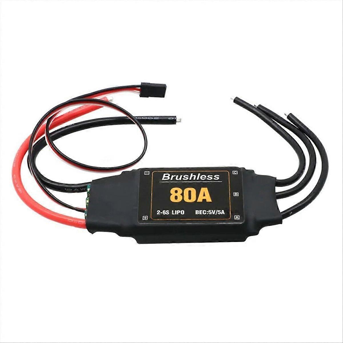 RC Brushless 80A ESC Speed Controler 2-6S with 5V 5A UBEC