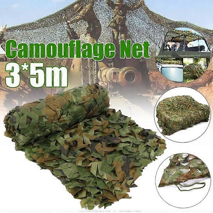 NEUFU Camouflage Netting Jungle Military Woodlands Leaf For Hunting Camping 3X5M