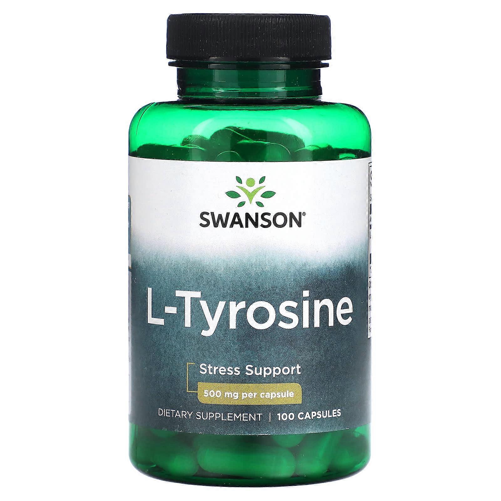 L-Tyrosine, 500 mg, 100 Capsules