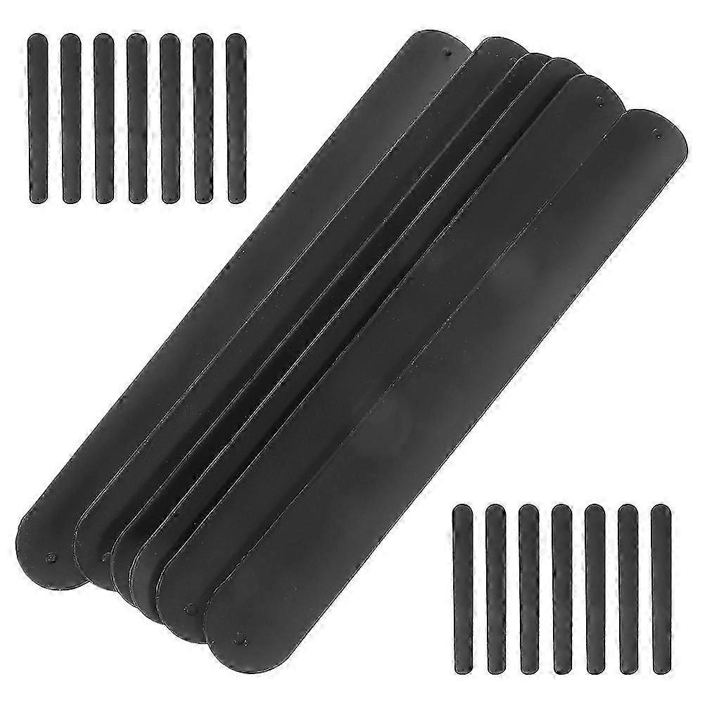20Pcs Silicone Slap Bands For Kids DIY Craft Projects Holiday Celebrations With Black Color Flexible Design