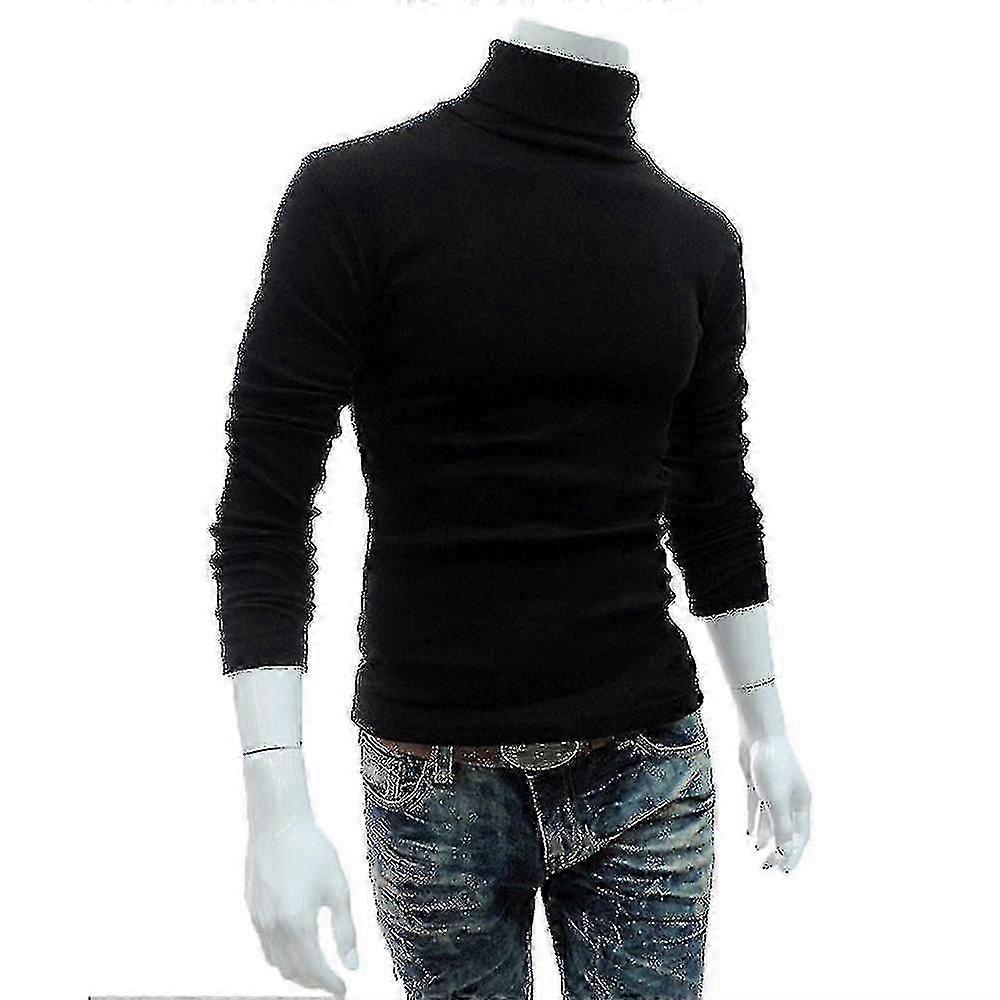 Turtle High Neck Mens Shirt_f_a