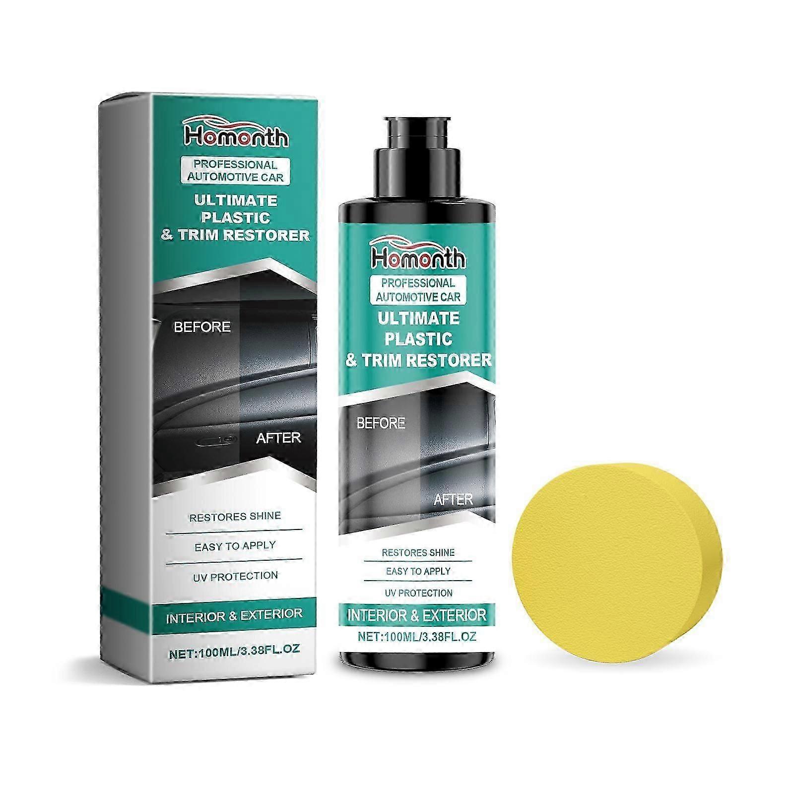 Car Plastic Reconditioning Paste Restore Color Shine 125g