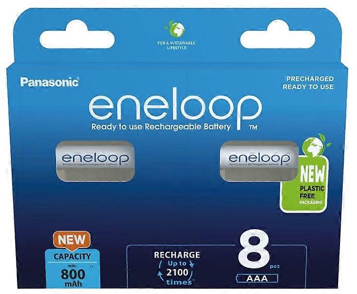 Piles rechargeables Panasonic Eneloop Aaa 800 Mah 8 Szt (bk-4mcde/8hh)