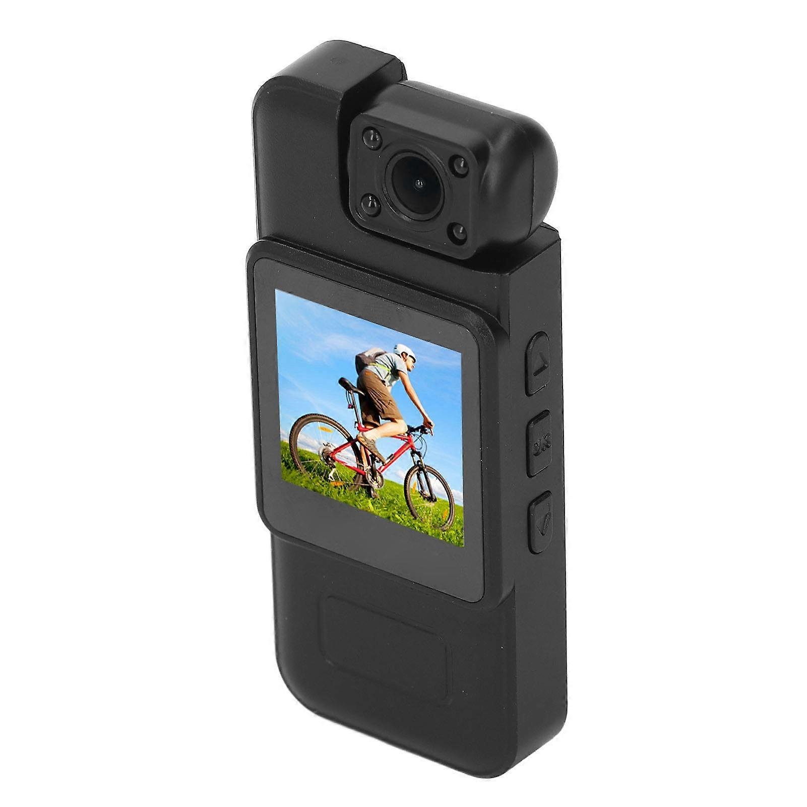 Portable Camera 1.54 Inch 240x240 Color Screen 4K Video Recorder Movement Detection Loop Recording Function 