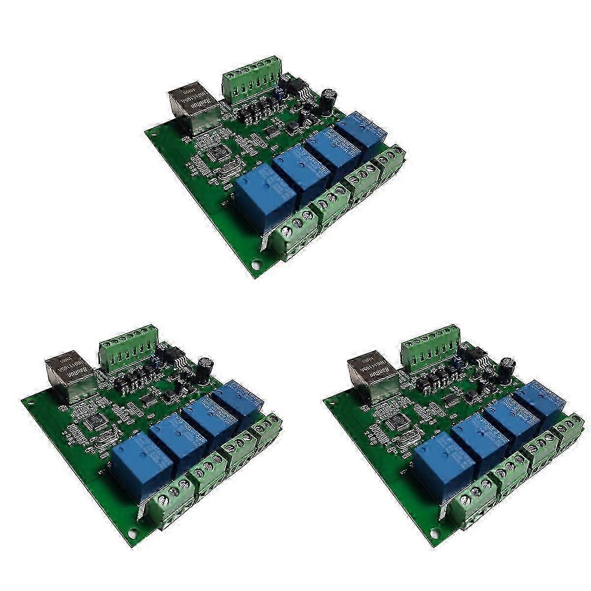 Lan Ethernet With 4 Channels Relay Udp W5500 Networking Controller
