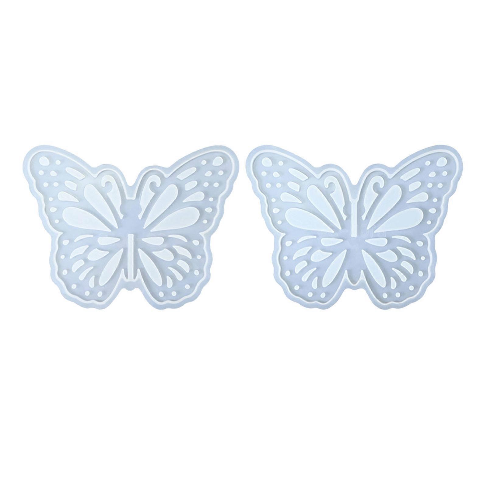 Homes Decoration Silicones Mold Butterfly Dragonflies Snowflake Shape Flexible Easy Releases For Creative Projects Multicolor