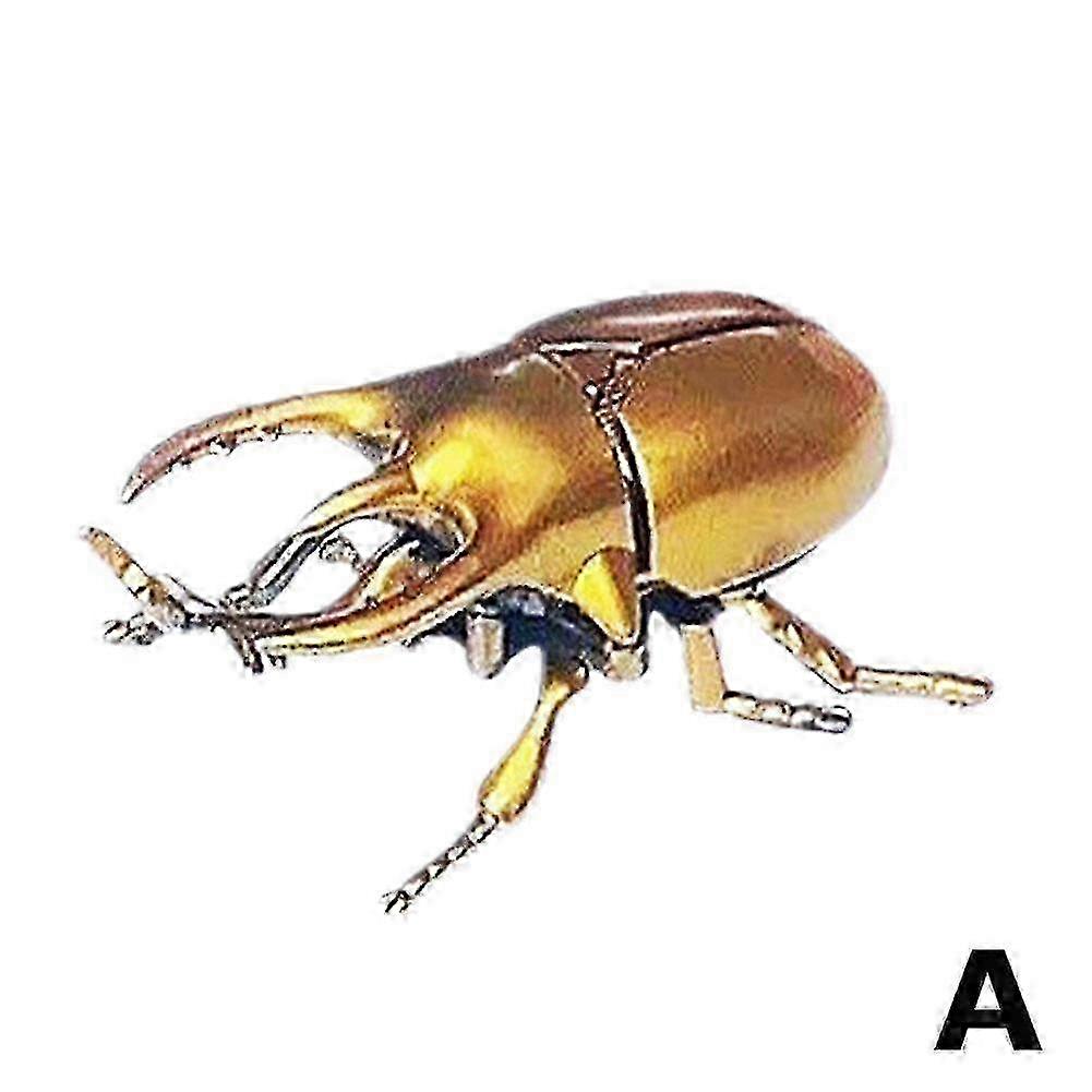 Golden Beetle Toy - 31g, Creative Clockwork Winding Simulation Fighting Beetle, Rhino Beetle Insect Model for Children's Education and Observation