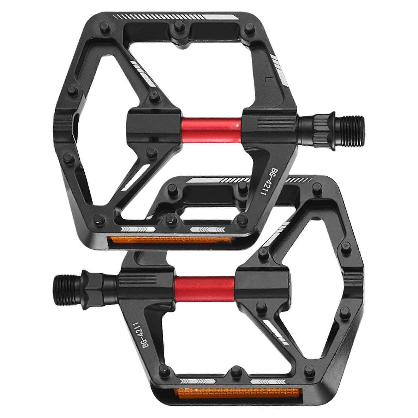 2er Pack Leichte Fahrräder Pedale Professionelle Fahrradpedale Rennradpedale für Hochgeschwindigkeitsfahrräder verwenden Multicolor