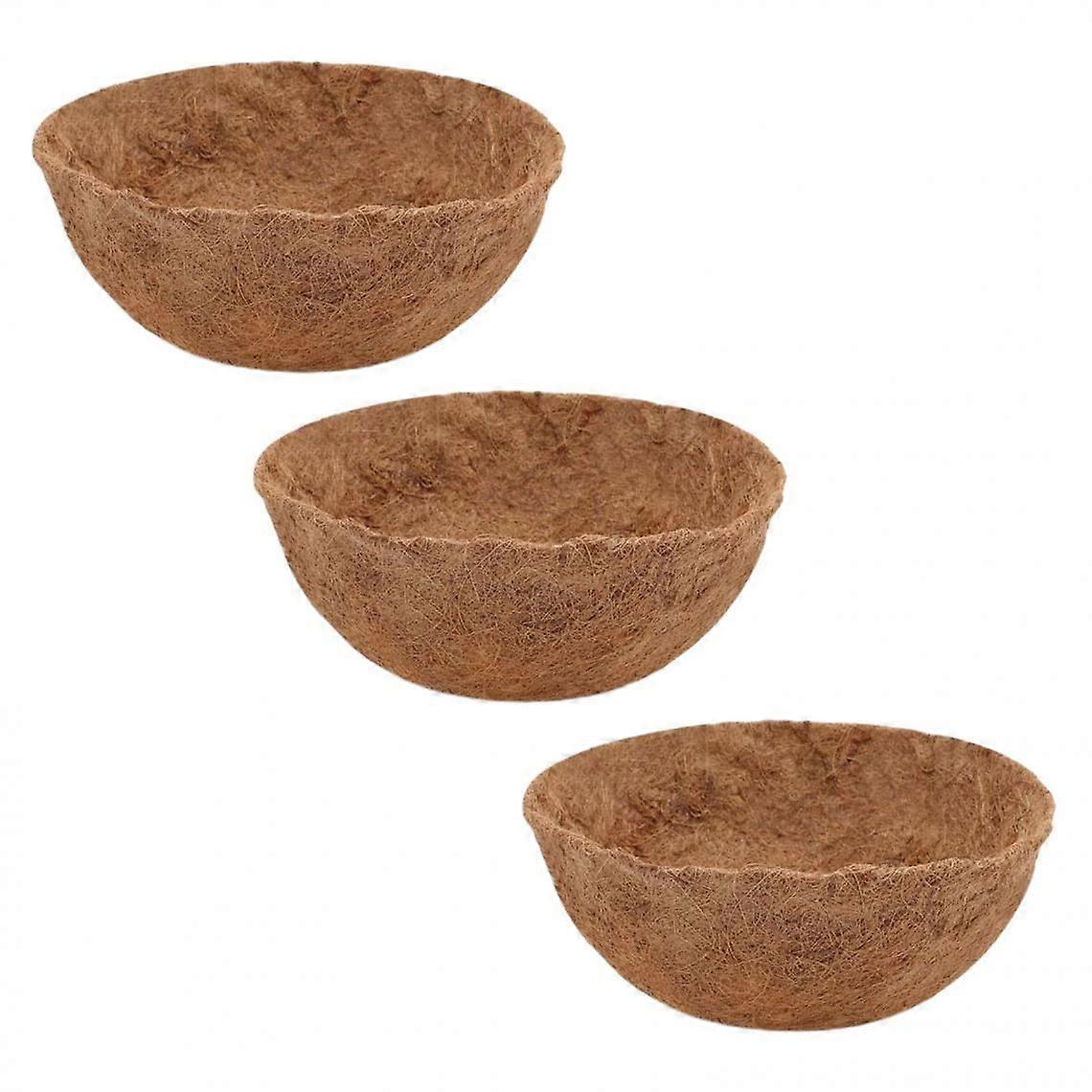 3pcs Coir Planter Replacement Liner Natural Coir Planter 30cm