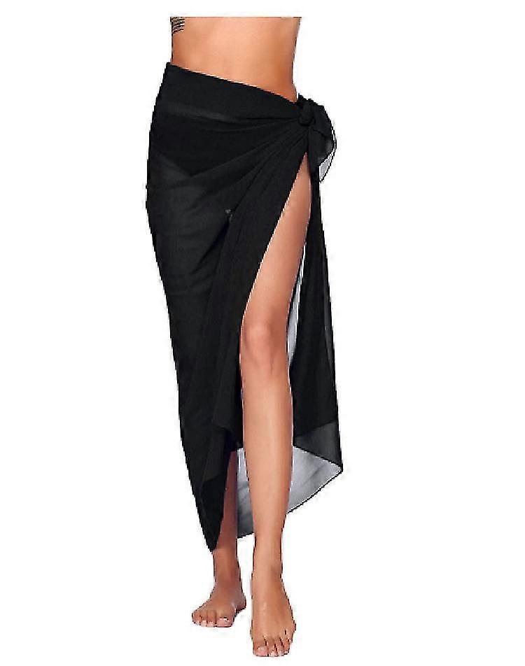 Γυναικεία παραλία Sarong Pareo σιφόνι μπικίνι wrap φούστα κάλυψη επάνω για μαγιό cy