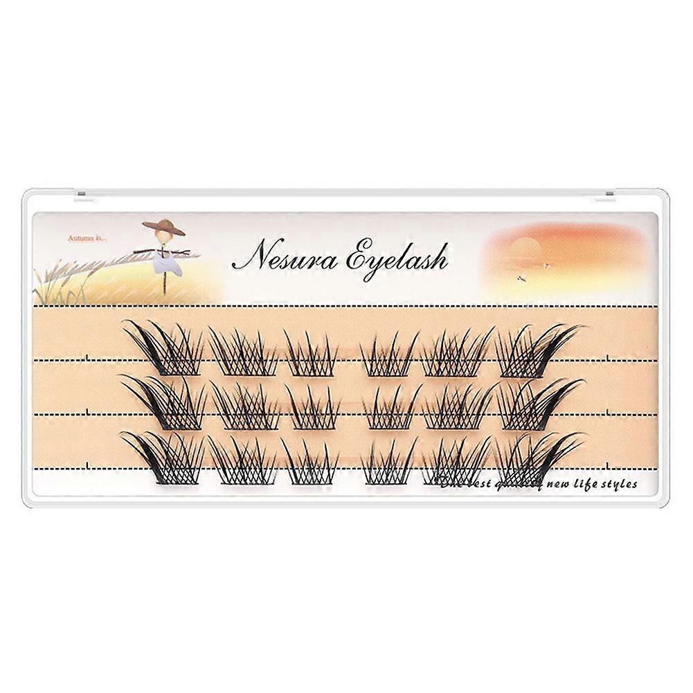 For Sudaji False Eyelashes Lightweight Natural Look Easy to Apply Reusable Fluffy Lashes for Single Eyelids