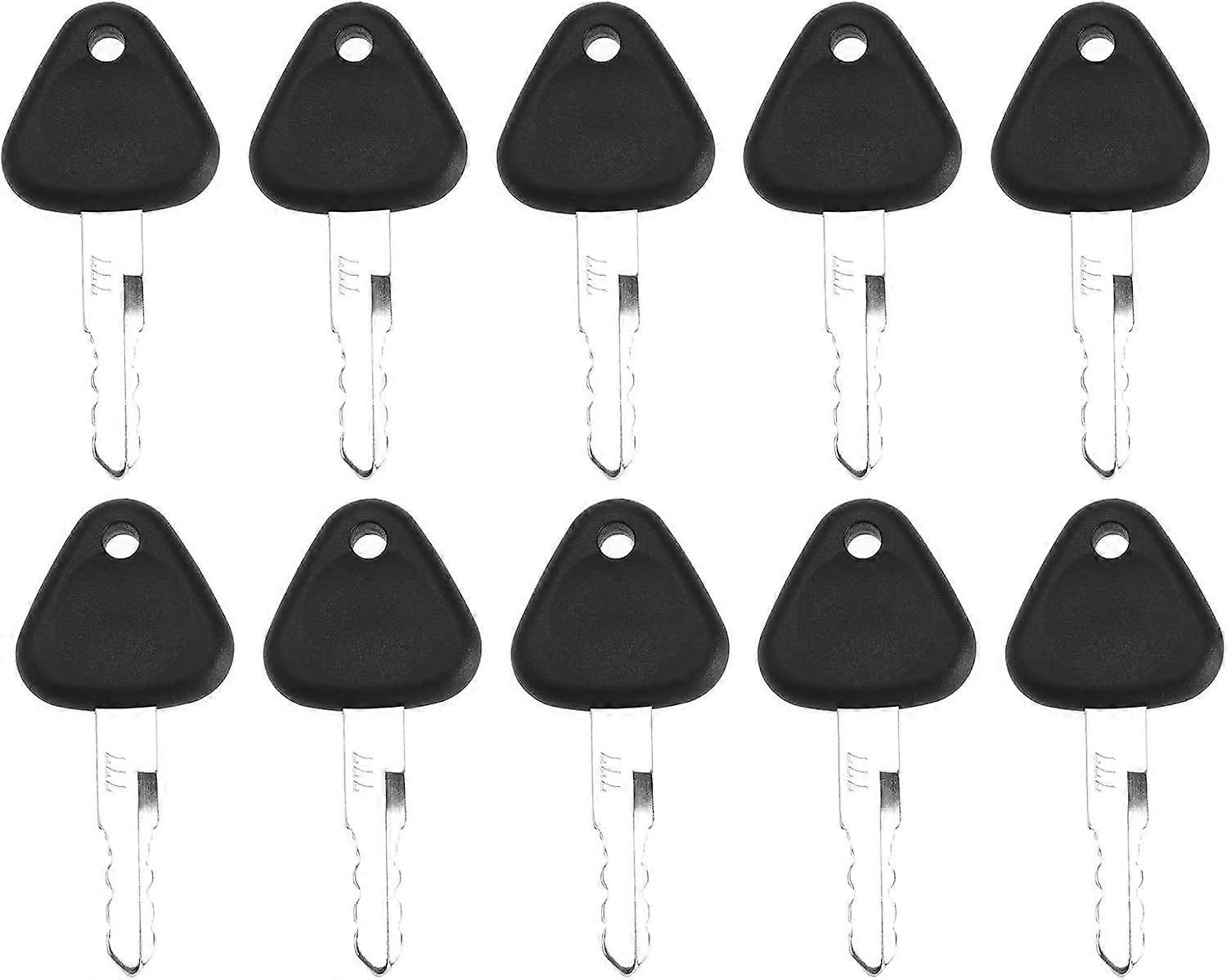 10Pcs Ignition Switch Keys Replacement 777 Compatible with Volvo Compatible with