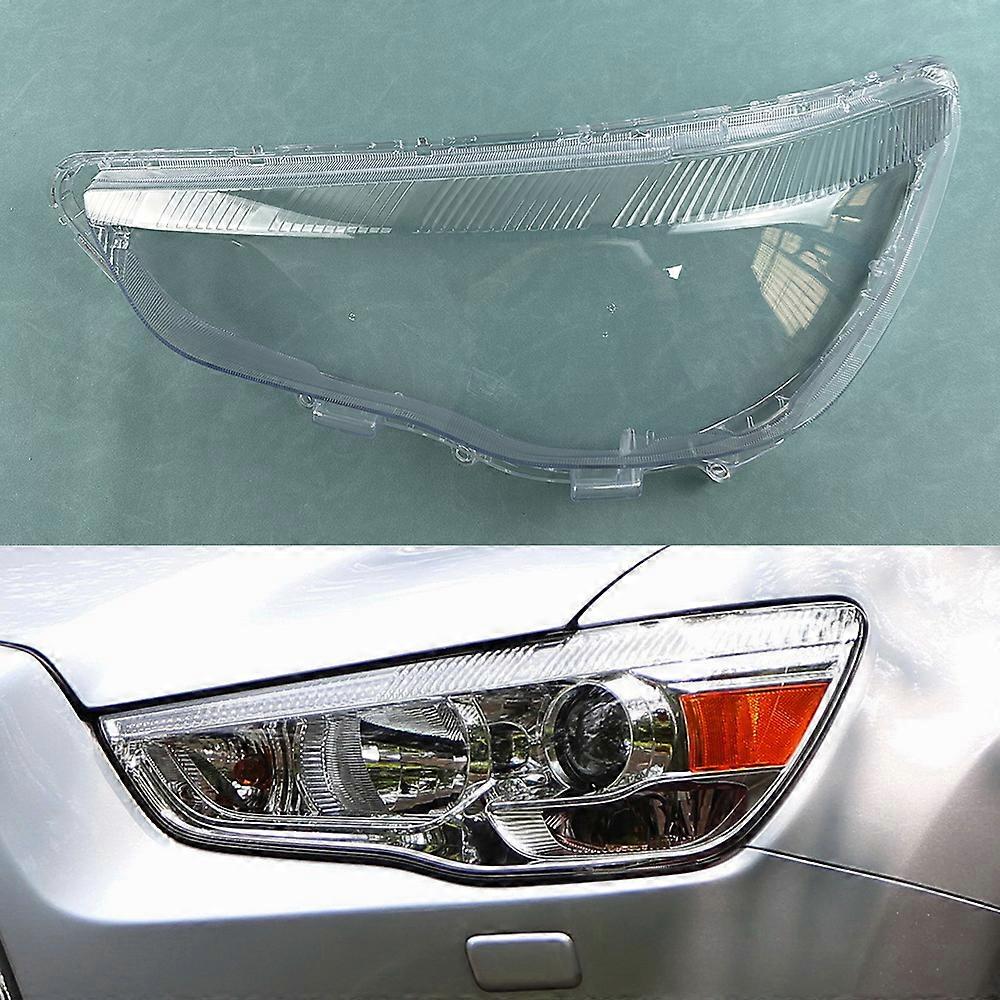 For Mitsubishi ASX 2013~2018 Headlamp Shell Transparent Lamp Shade Lens Front Headlight Cover Lampshade Plexiglass