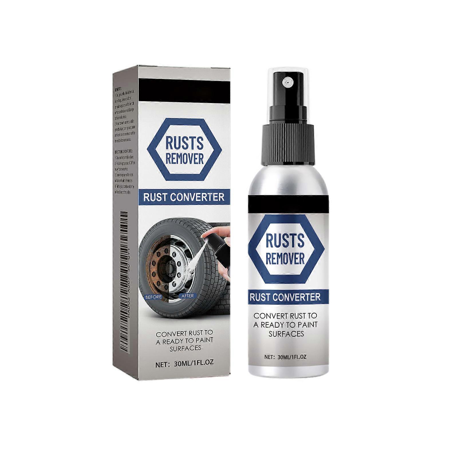 Professional Rust Dissolving Sprays with Protective Coating Automotive Wheel Motorcycle Parts Cleaner 30ml for Home Multicolor