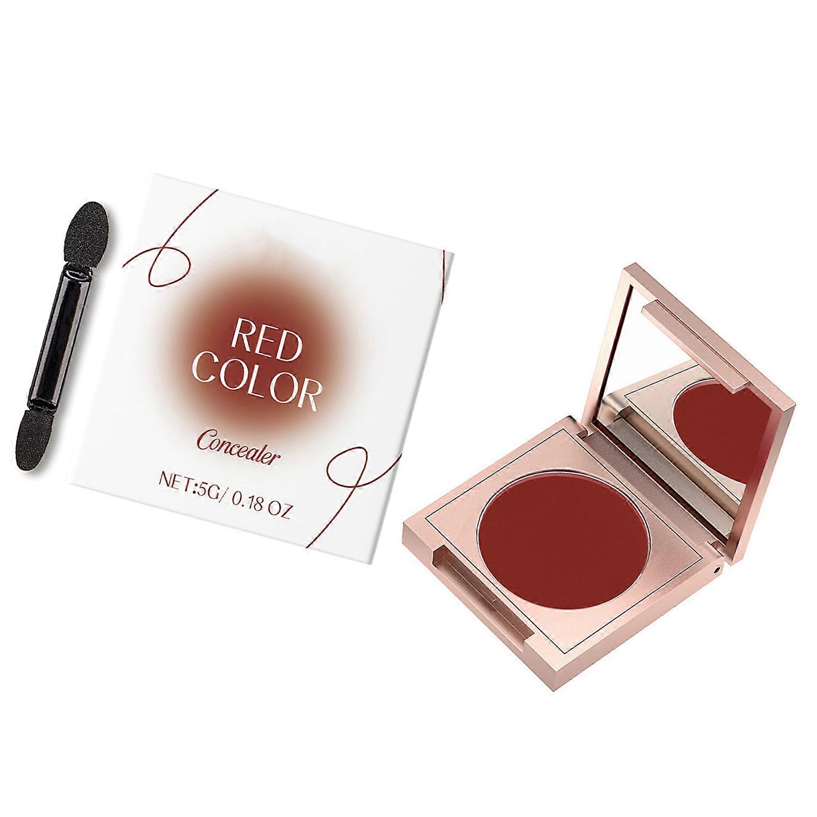 1 Bottle Under Eye Brightener,Conceal,Brightens,Reduces Appearance Of Dark Circles,Color Correcting Brightener & Primer  Red