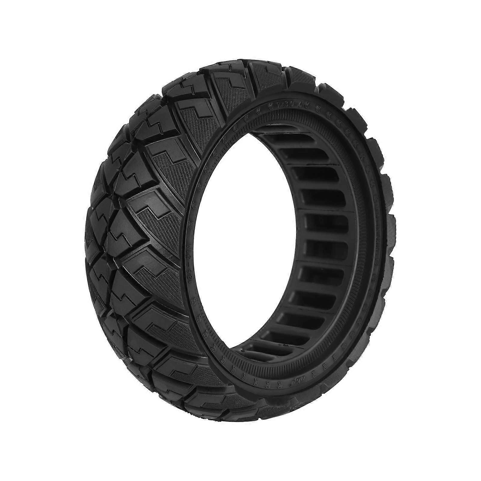 Off Road Solid Rubber Tire 9x3.0 Inch Durable Tread for Electric Scooters and All Terrain
