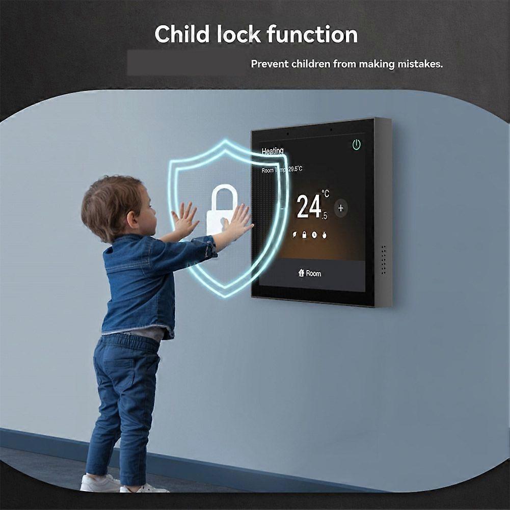 Tuya WiFi Smart ZigBee Thermostat Electric Heating Temperature Controller LED Touch Screen Smart Control Panel
