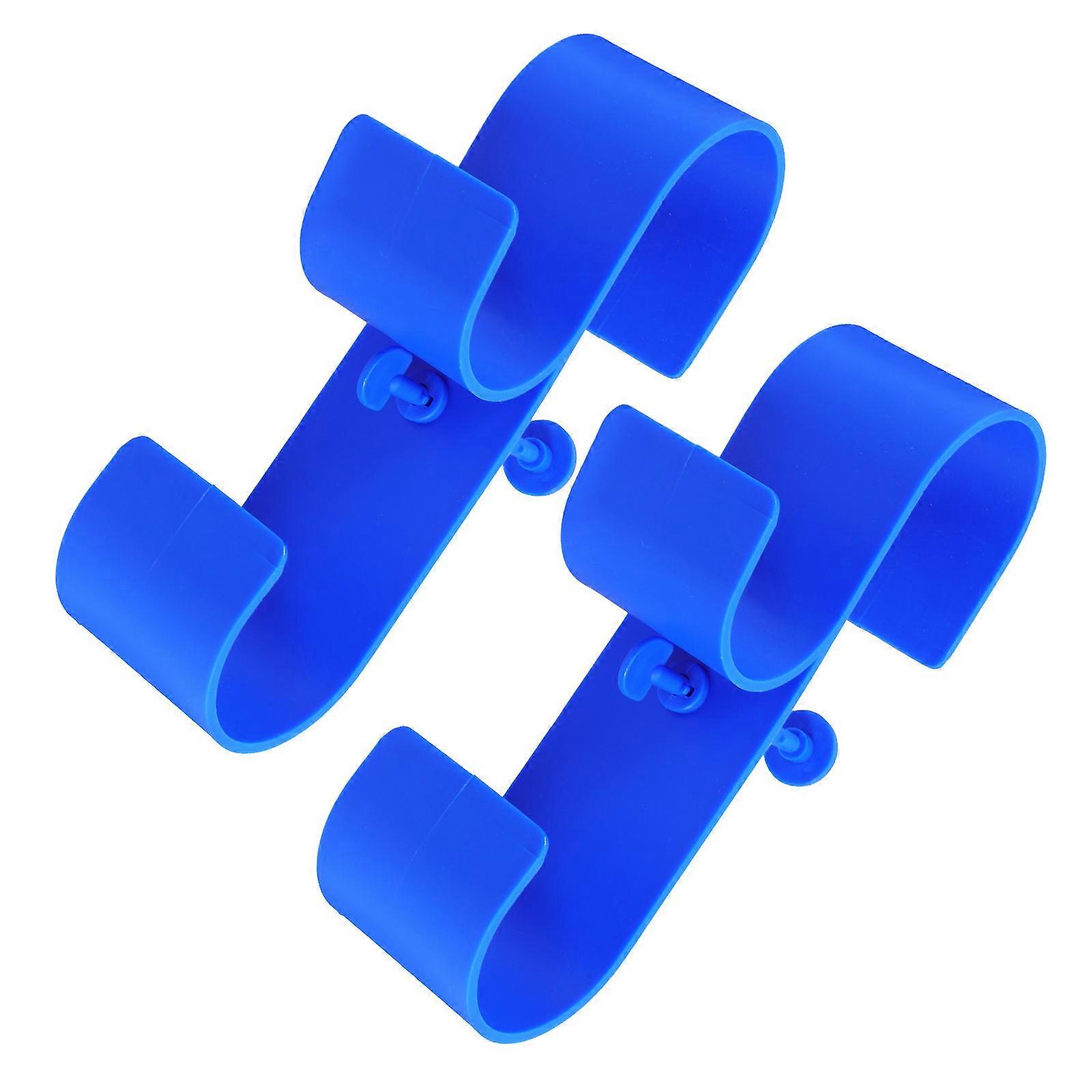 Multipurpose Bathroom Hook 2Pcs Pool Pole Hanger for Clothes Storage