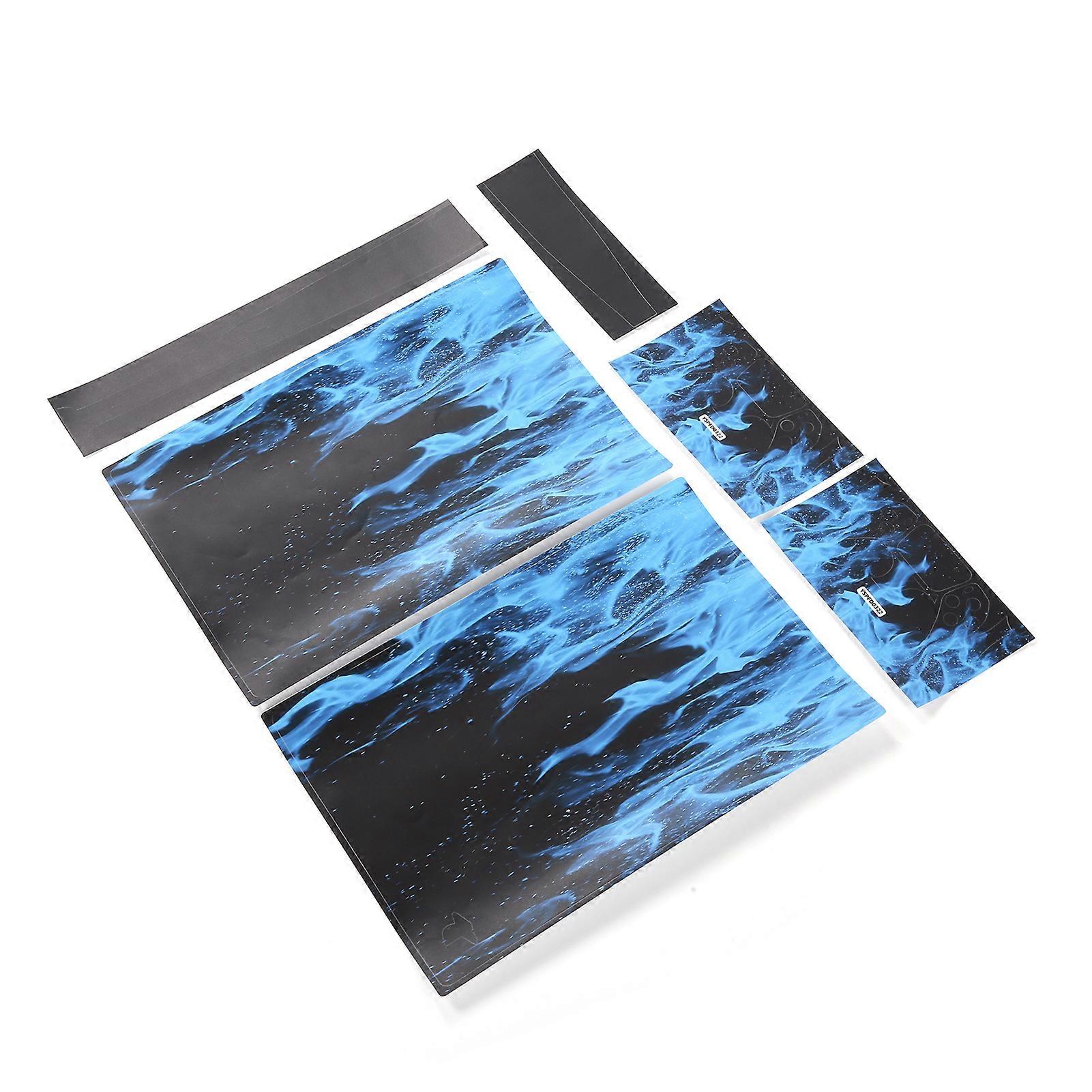 Controller Protective Sticker Game Console Skin Decoration Cover for PS5 Flame Pattern