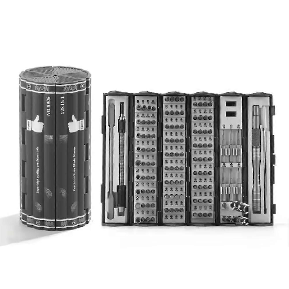 128 In 1 Precision Screwdriver Set Magnetic Screw Nuts Bits