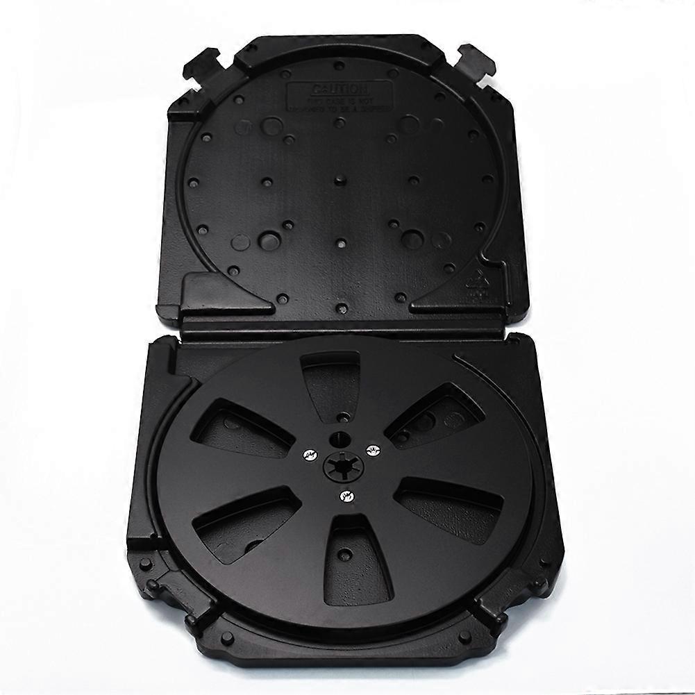 7inch 6-Hole Empty Takeup Reel with Empty Take Up Reels Storage Box Portable Protection Case for 7Inch Sound Tapes B