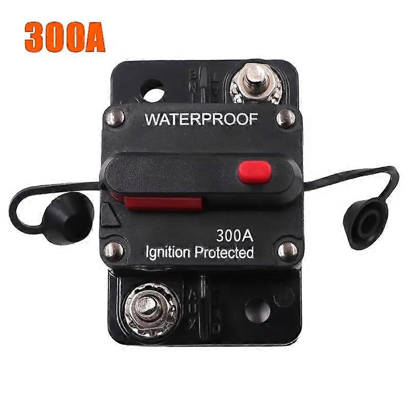 30A 12 - 48V DC IP67 Waterproof Circuit Breaker with Manual Reset Button for Car Yacht RV
