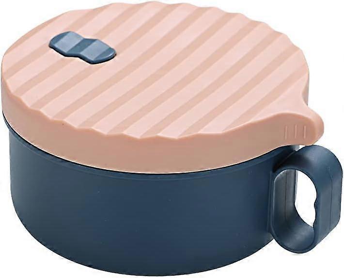 Microwave Ramen Cooker Bowl Set with Lid and Chopsticks for Instant Noodles Dorm or Office Use