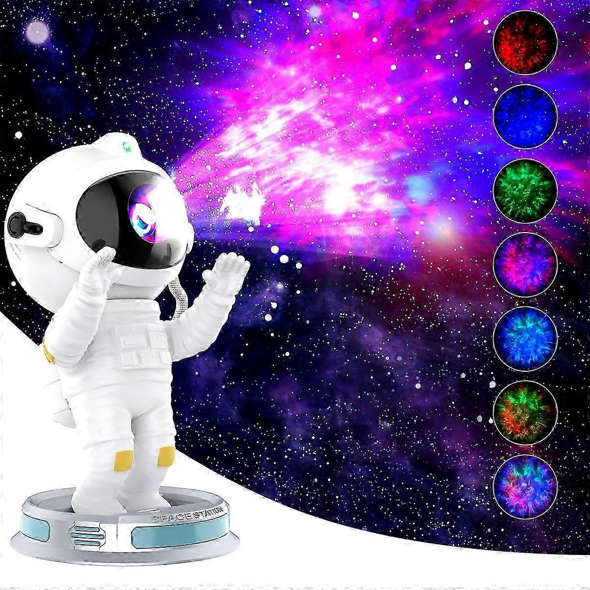 sihvdifo Astronaut Galaxy Star Projector Starry Night Light, Astronaut Light Projector with Nebula, Timer and Remote Control