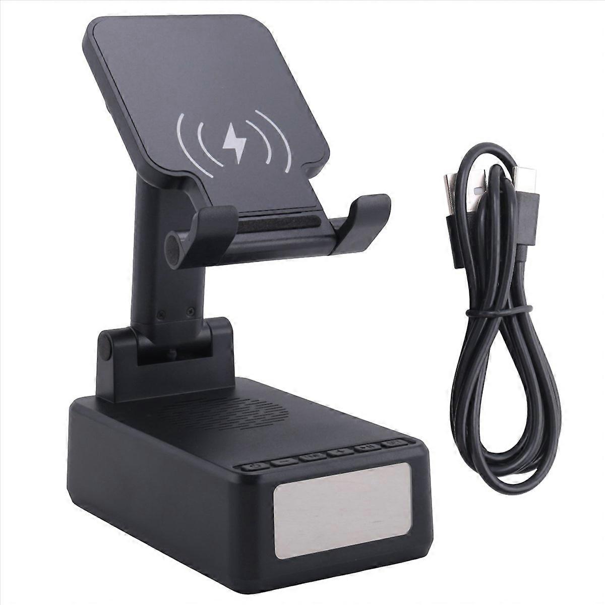 vertical folding audio Bluetooth speaker with mobile phone holder