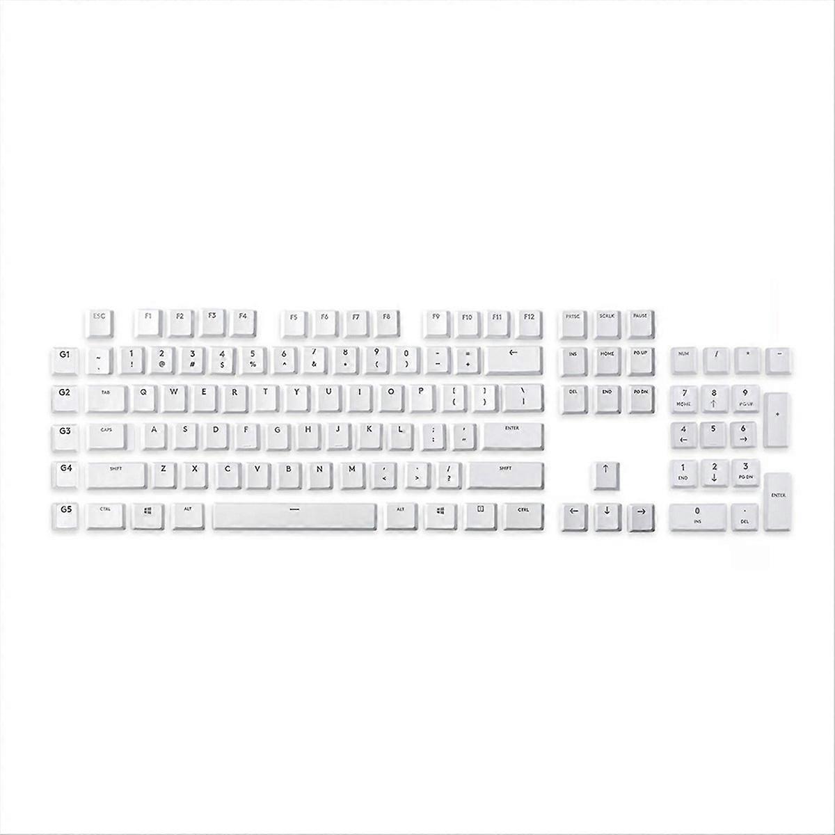 109 Keycaps for TKL RGB Mechanical Gaming Keyboard White