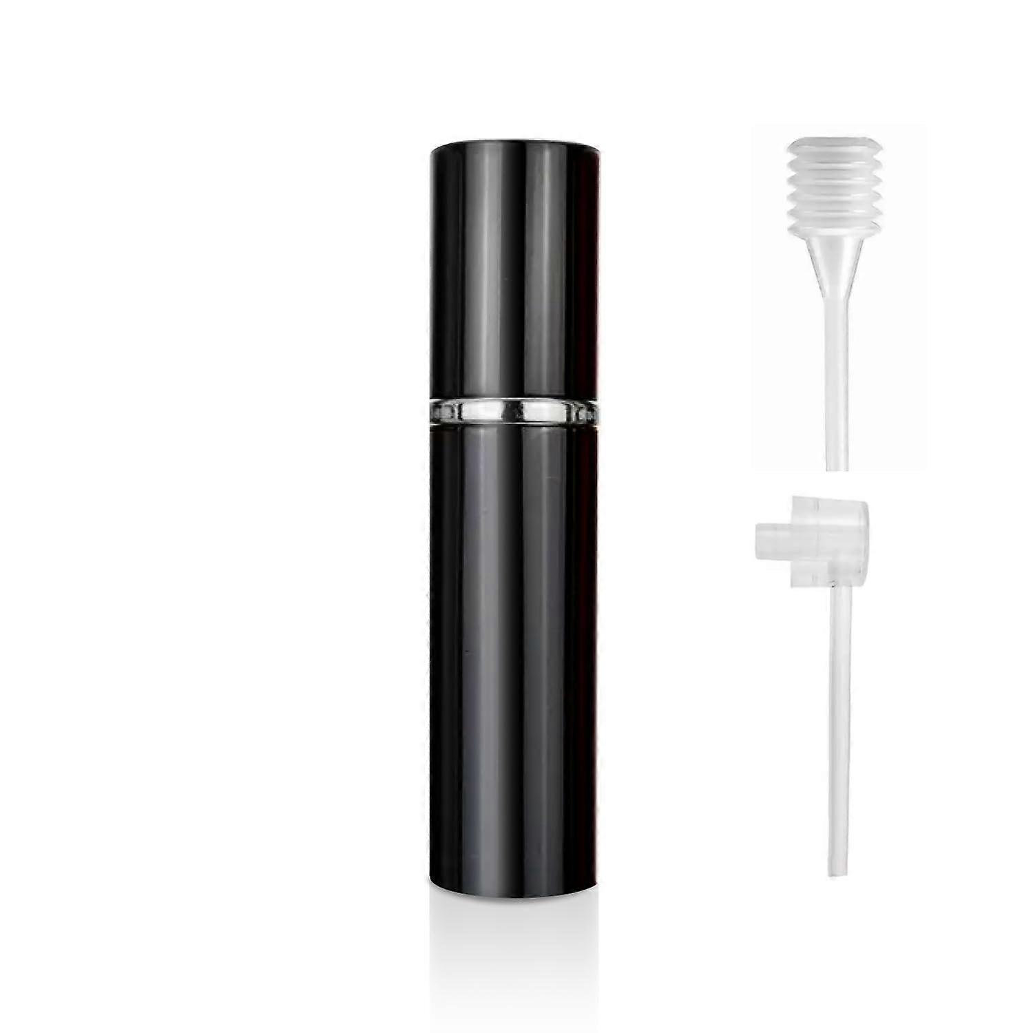 5ml Refillable Perfume Travel Spray Bottle, Mini Leakproof Atomizer with Fine Mist for Holiday and Business  Black