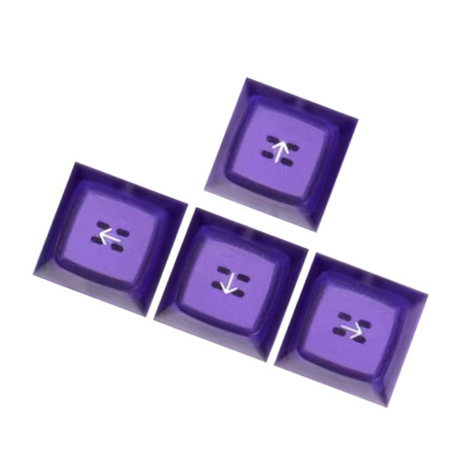 1 Set ABS Backlight Keycaps EMA Height for Mechanical Keyboards  Keycap Personality for  Directions Keys  Purple