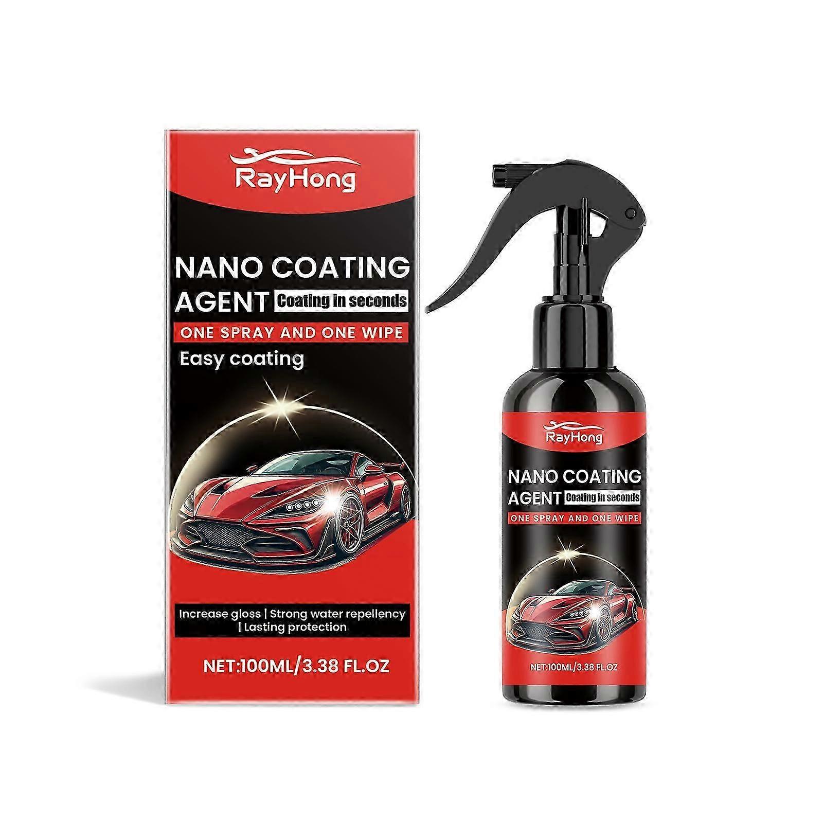 car coating agent contains deionized water and sodium bicarbonate