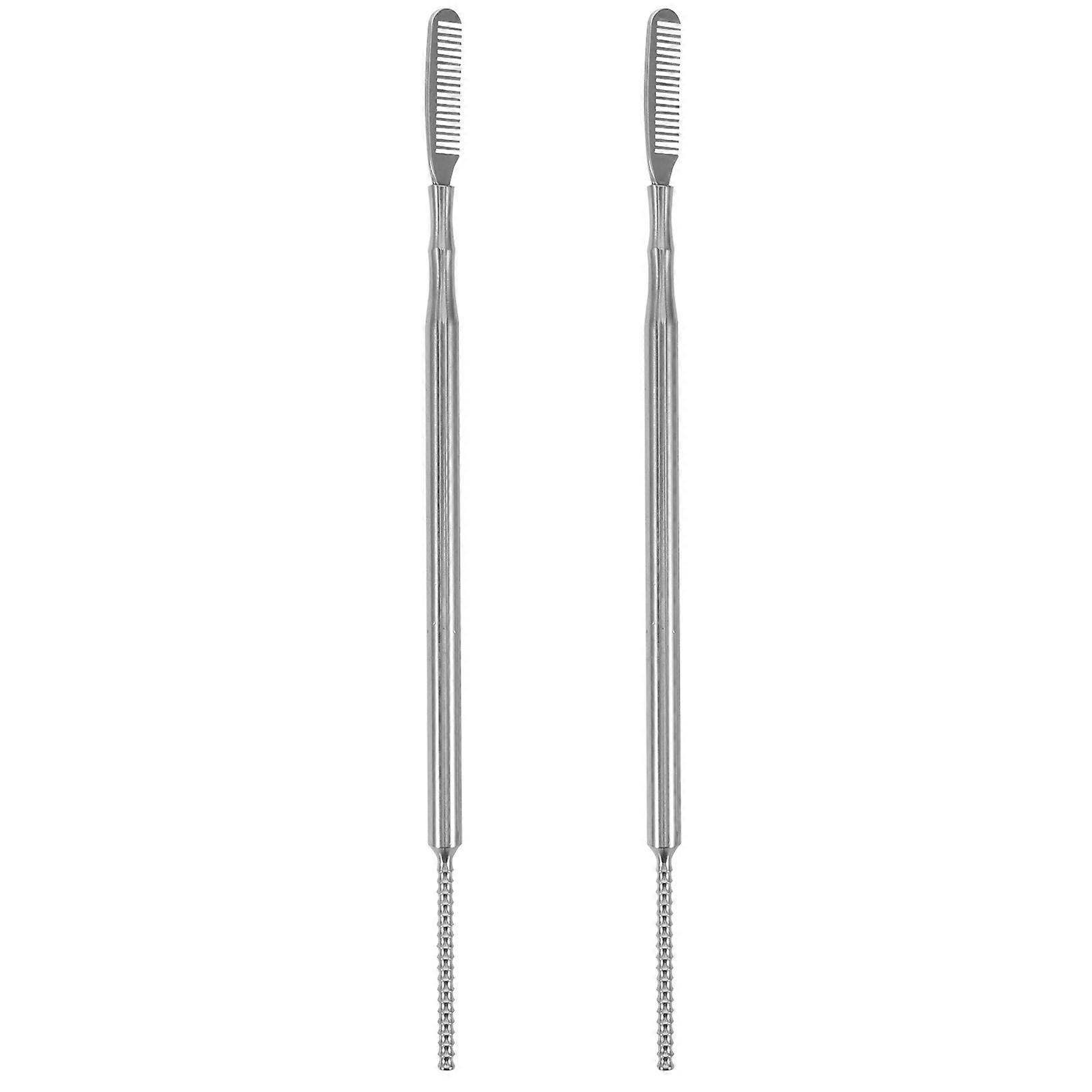 Eyelash Lift Perm Tools Metal Lash Separator for Curling 2Pcs Kit