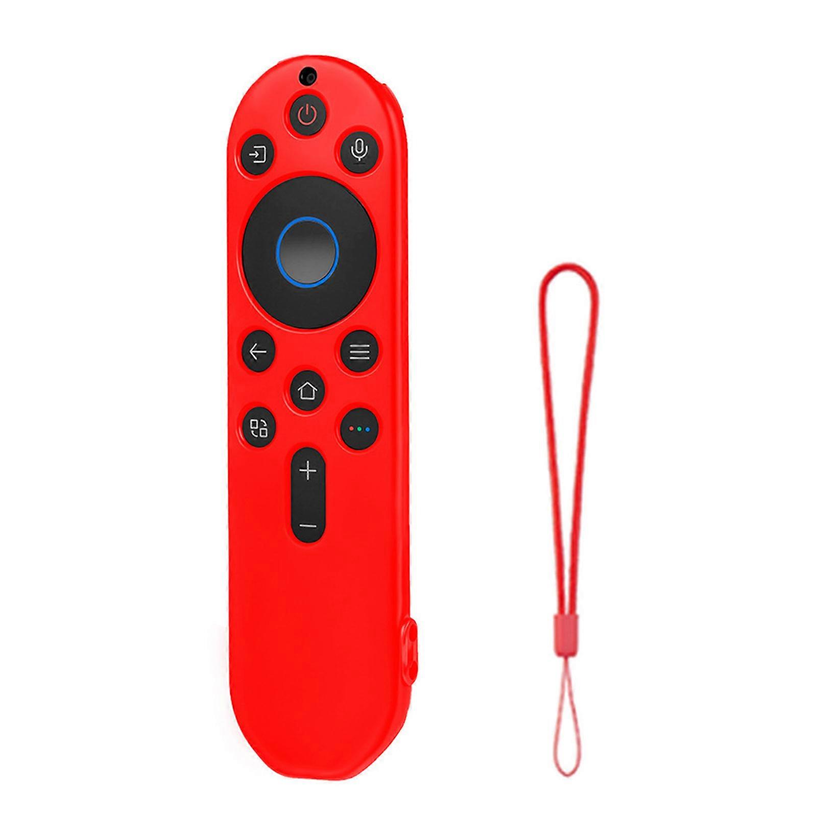 Flexible Silicone Remote Protector Soft Protective Sleeve Shockproof Anti Drop 360 Degree Coverage for A7D  red