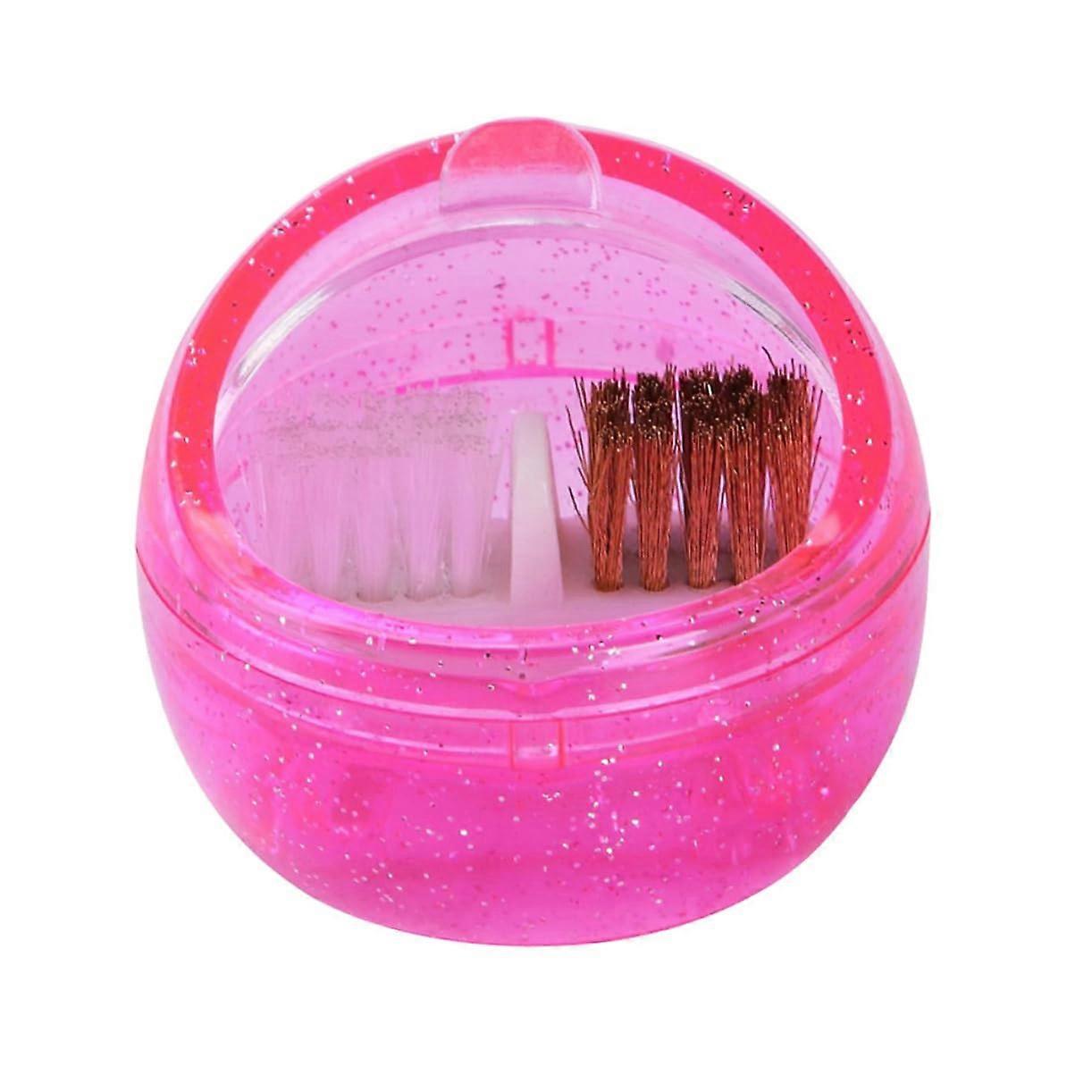 Nail Drill Brush Cleaner with Soft and Hard Brushes for Fast Bit Cleaning, Compact for Nail Technicians