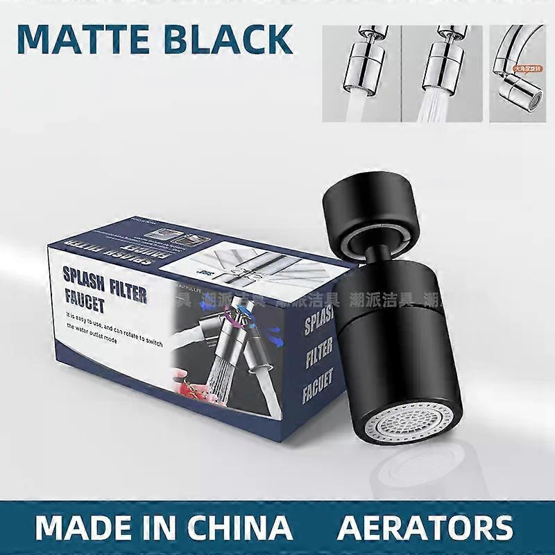 Solid brass kitchen faucet nozzle with 720 �� rotatable sink faucet accessory, durable and corrosion-resistant waterfall design