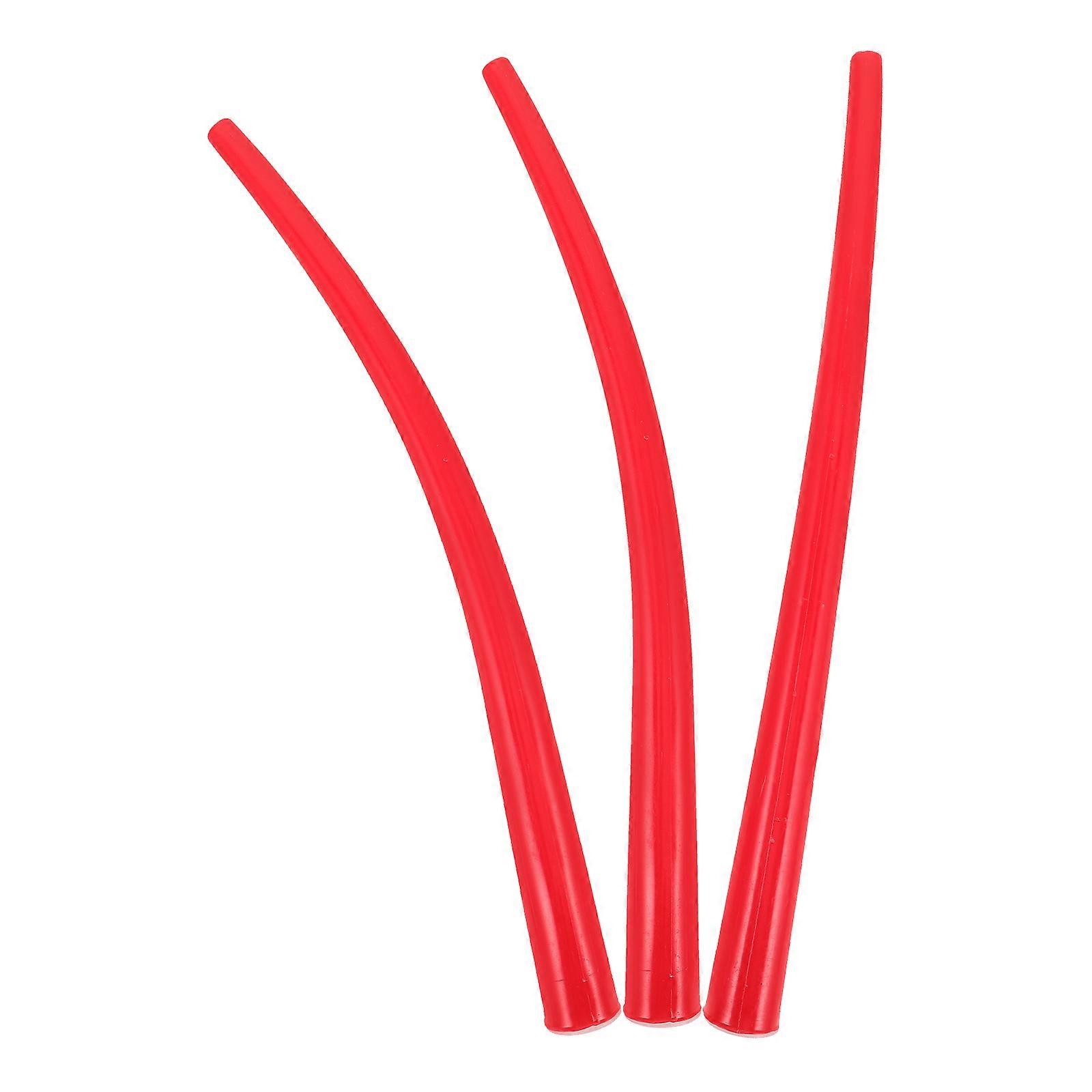 Glass Sealant Caulking Nozzle Tips for Window 3Pcs Red Fine Tip Glue Applicator