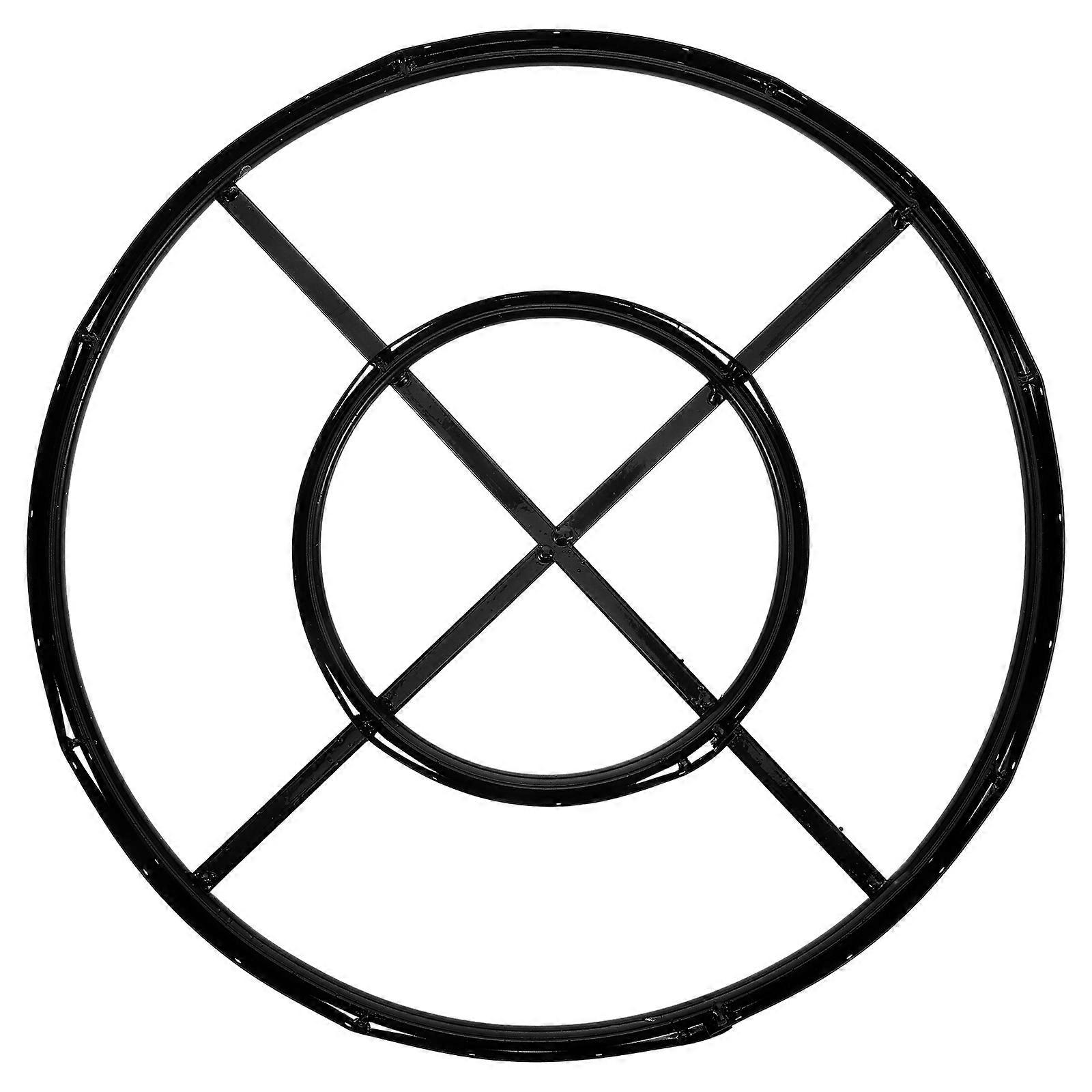 Black Metal Hoop Ring for Wedding Ceiling Drapes Decoration