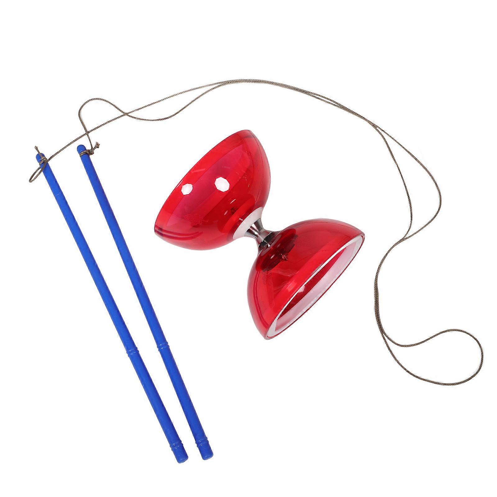 Chinese Yoyo Diabolo Toy for Playing Use 1Set Portable Tpu Material