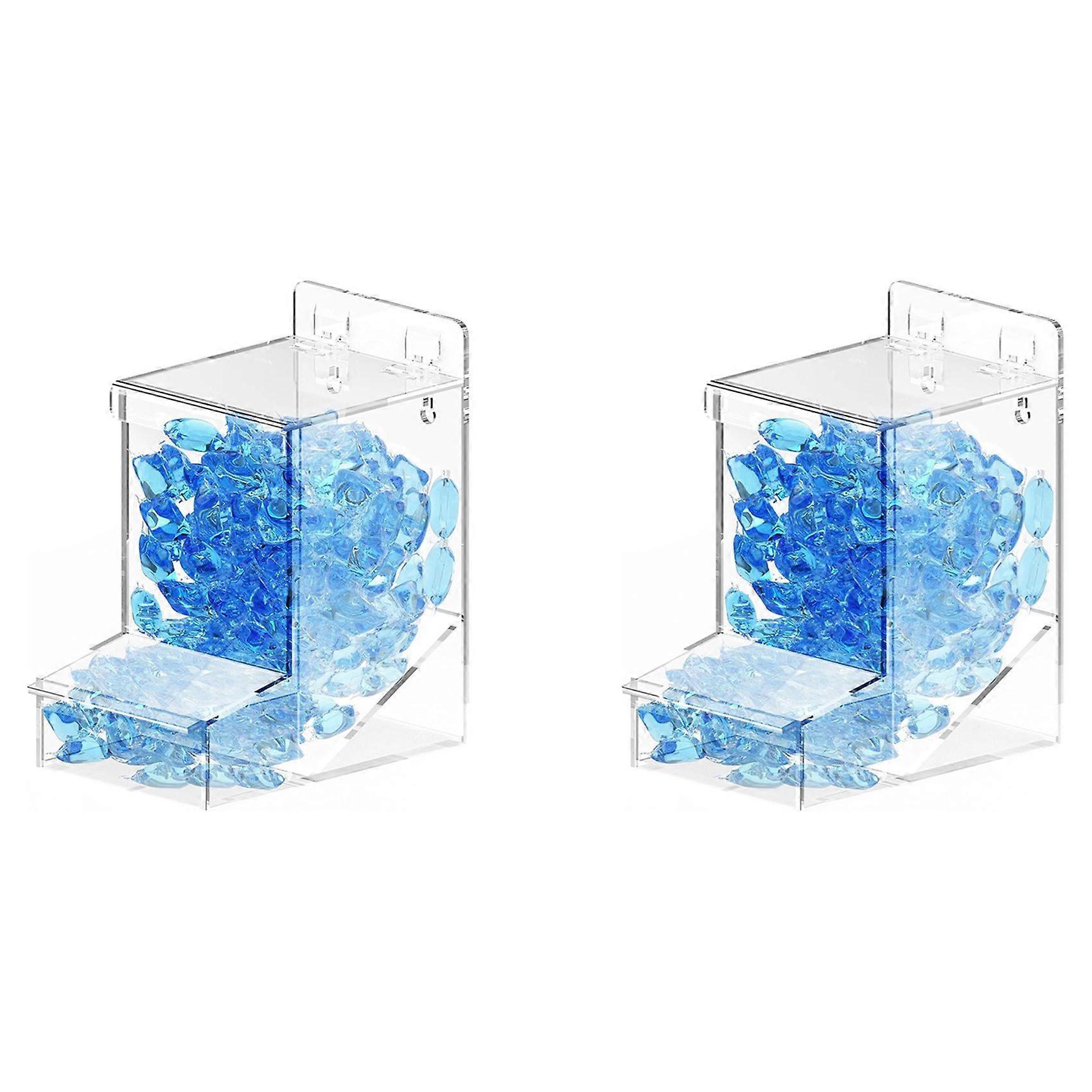 2X Laundry Pods Container, Acrylic Laundry Detergent Container Dishwasher Pods Container