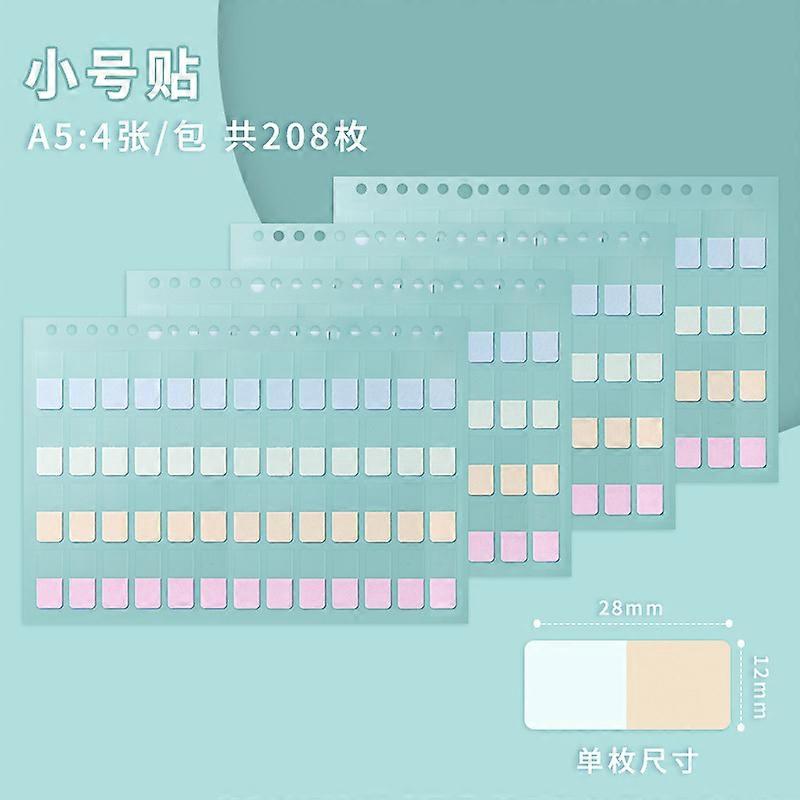 4Pcs A5 B5 Transparent Sticky Notes Self-Adhesive BookMarkers  Annotation Reading Book Clear Tab Kawaii Cute �ܧѧߧ�֧ݧ��ڧ�