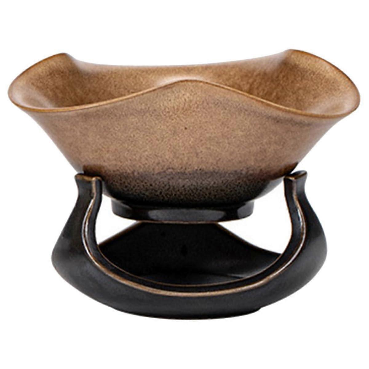 Ceramic Tea Strainer with Fine Mesh Filter Porcelain Infuser for Gongfu Brewing Home or Office