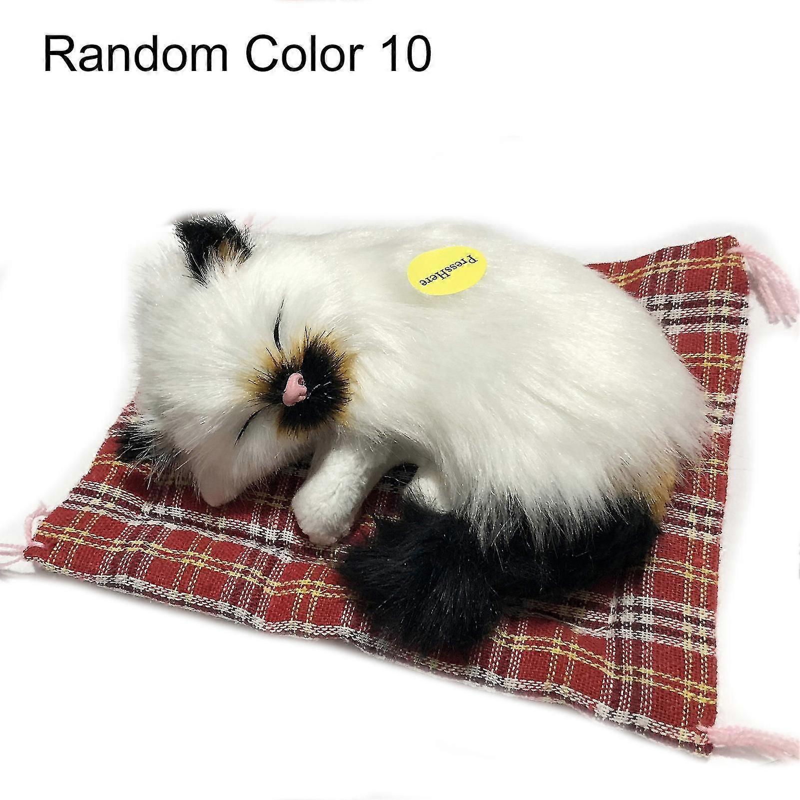 Προσομοίωση μίνι γάτα υψηλή προσομοίωση αναπνεύσιμα δώρα γενεθλίων ύφασμα μαξιλάρι βελούδινες γάτες για τα παιδιά