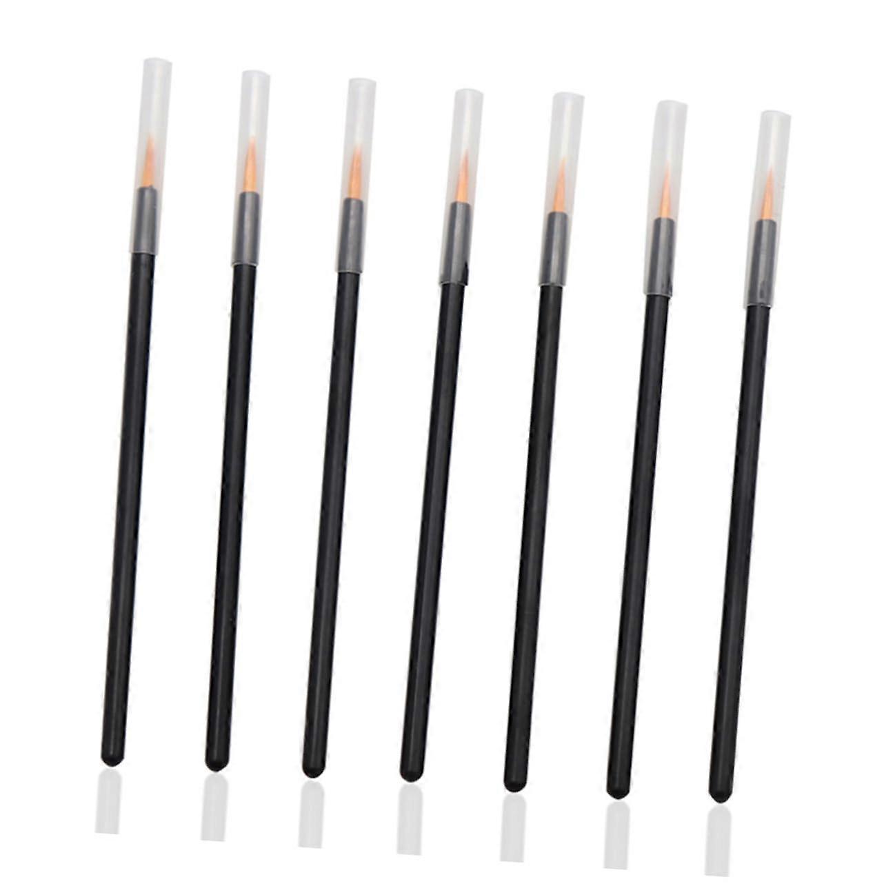 100pcs Disposable Eyeliner Brushes with Precision Thin Tip for Hygienic Makeup Application